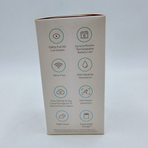 Wyze Cam Outdoor Starter Bundle WVOD1B1 Wire-Free Wireless Camera & Base Sealed - Picture 4 of 5